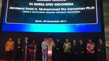 Kapolri Buka Perdagangan Bursa, IHSG Dibuka Level 6.066,75