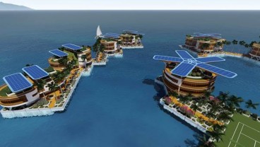 Blue Frontiers Bangun Kota Terapung di Tahiti, Investasi US$60 Juta