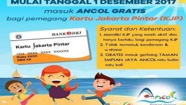 Pemegang KJP Gratis Masuk Ancol Per 1 Desember 2017