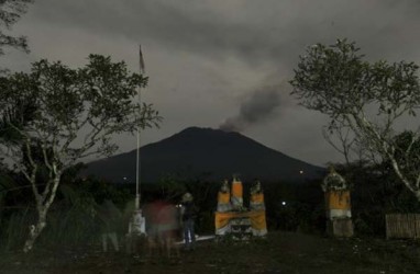 Gunung Agung Erupsi, Terdeteksi Gerakan Melebihi Ambang Batas