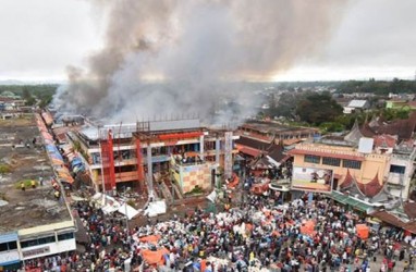 Kebakaran Pasar Atas Bukittinggi, 10 Asuransi Tanggung Klaim 104 Polis