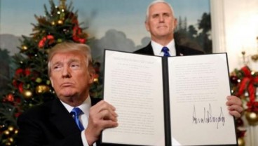 Palestina Tolak Wapres Mike Pence