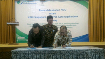 BPJS TK MoU dengan KBRI Singapura untuk Perlindungan Pekerja Migran