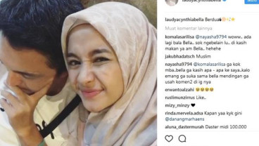 Lucu, Video Boomerang Laudya Cynthia Bella dan Engku Emran di Bandung