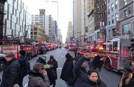 BOM NEW YORK : Polisi Perketat Pengamanan Time Square