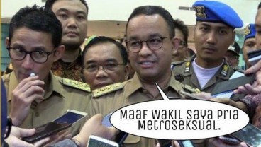 3 Meme Kocak Anies-Sandi, Cowok Metroseksual hingga Solusi Banjir