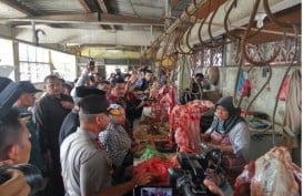 Jelang Natal & Tahun Baru, Polda Jateng Sidak ke Pasar