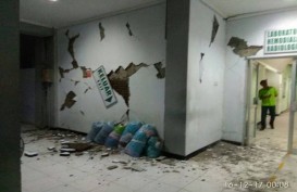 Gempa Tasikmalaya 6,9 SR, Beredar Foto Bangunan Rumah Sakit di Banyumas Retak