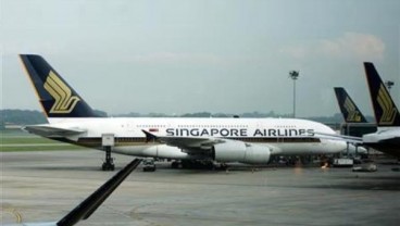 Pesawat A380 SIA Terbangi Singapura-Sydney