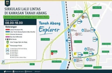 Tanah Abang Dibenahi, Begini Rekayasa Arus Lalu Lintas