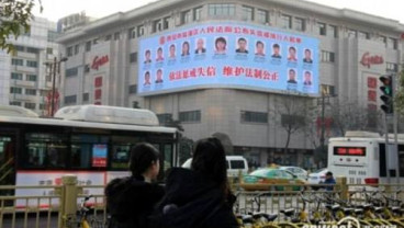 Duh, Kota di China Pajang Foto Warga yang Enggan Bayar Utang