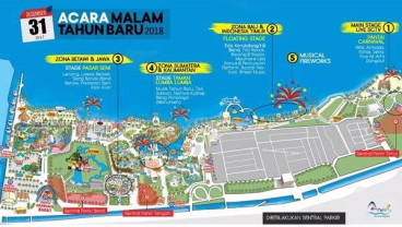 PERAYAAN MALAM TAHUN BARU 2018 : Budaya Nusantara Digelar di Pantai Ancol