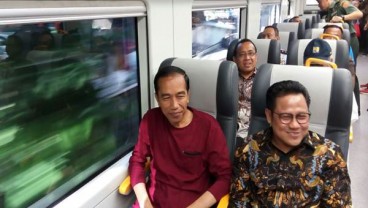 Presiden Jokowi Resmikan Kereta Bandara