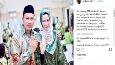 Lewat Instagram, Vicky Prasetyo Akui Akan Nikahi Angel Lelga Februari Mendatang