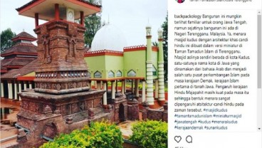 Ada Tiruan Menara Masjid Kudus di Malaysia