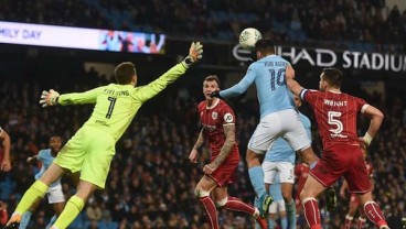 Hasil Piala Liga: Manchester City Susah Payah Taklukkan Bristol