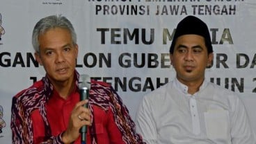 Ganjar Pranowo Jemput Surat Rekomendasi Golkar ke Jakarta