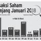 INFO GRAFIS: Transaksi Saham Sepanjang Januari 2018