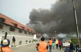 Foto-Foto Museum Bahari Terbakar Pagi Ini 