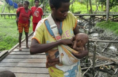 Penderita Gizi Buruk di Asmat Papua Capai 15.000 Orang