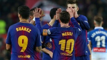 Hasil Copa del Rey: Gol Suarez & Messi Bawa Barcelona ke Semifinal