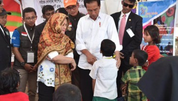 Kamp Pengungsi Rohingnya, Jokowi: Saya Bangga Masyarakat RI dengan Ikhlas Memberikan Bantuan