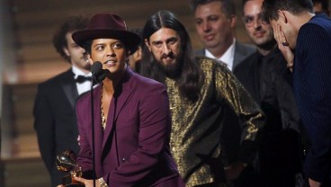 Bruno Mars Sabet 5 Piala Grammy Awards 2018, Ini Klip Hits-nya 'Thats What I Like'