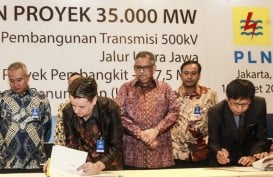 Proyek 35.000 MW: Pembangkit yang Beroperasi Belum Mencapai 10%