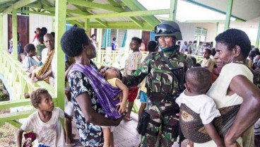 Atasi Gizi Buruk di Asmat, Satgas TNI Beroperasi Setahun