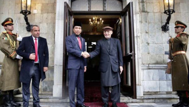 'Medal of Ghazi Amanullah' Disematkan Presiden Afghanistan kepada Presiden Jokowi