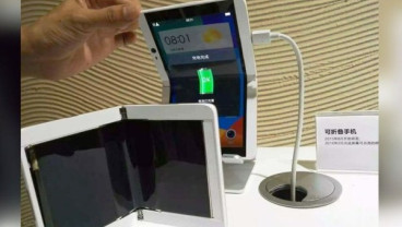 Oppo Patenkan Smartphone Layar Lipat, Seperti Apa?