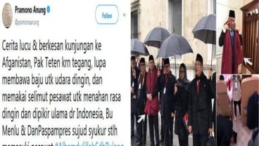 KUNJUNGAN KE AFGHANISTAN: Cerita Lucu Teten Masduki Pakai Selimut Pesawat