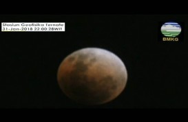 Super Blue Blood Moon : Ini Penampakan Fase Gerhana Bulan Total (U2)