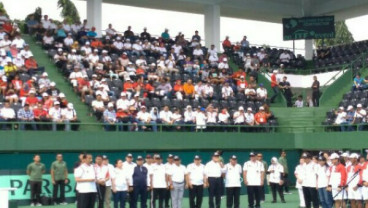  Renovasi Lapangan Tenis Senayan Telan Biaya Rp92,8 Miliar