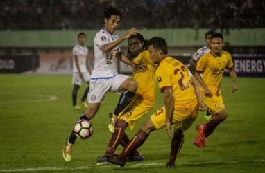 Hasil Piala Presiden: Sriwijaya Hajar Arema, Lolos ke Semifinal