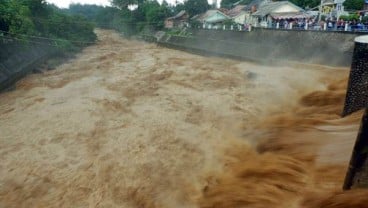 Ini Kondisi Bendung Katulampa Selasa Malam, 6 Februari