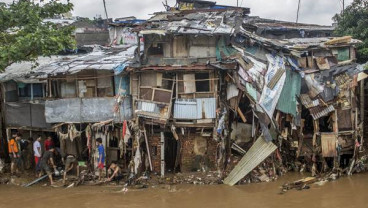 Begini Kondisi Rumah Warga di Bantaran Sungai Ciliwung