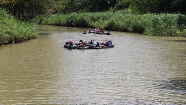 WISATA ALAM, Desa Pampang Tawarkan Destinasi Susur Sungai