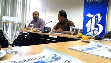 Pengurus HIPMI Jaya Sambangi Bisnis Indonesia