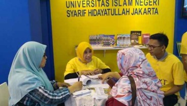 Booth UIN Jakarta Pikat Pengunjung Pameran Pendidikan Internasional