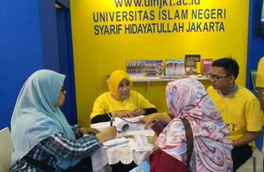 Booth UIN Jakarta Pikat Pengunjung Pameran Pendidikan Internasional