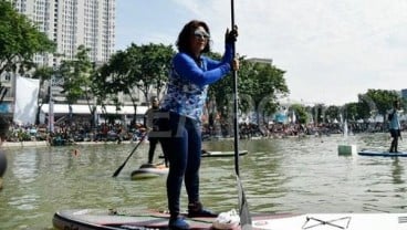 Ribuan Warga Antusias Tonton Balapan Sandi Vs Susi