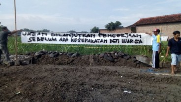 Warga Denggungan Protes Pelaksana Tol Solo-Salatiga