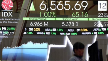 19 Saham Dorong Indeks Bisnis27 Naik 0,33% di Akhir Sesi I