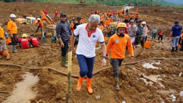 Pengungsi Longsor di Brebes Mulai Kesulitan Air Bersih