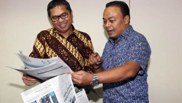 Direksi Pefindo Biro Kredit Kunjungi Bisnis Indonesia