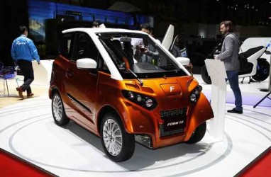 World Premier di GIMS 2018, Mobil Kompak Listrik Fomm One Tampil Bergaya Kabuki