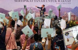 Pemerintah Klaim Keberhasilan Program Pembagian Sertifikat Tanah Untuk Rakyat