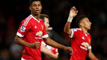 LIGA INGGRIS: Manchester United Pukul Liverpool 2-1, Rashford Bersinar