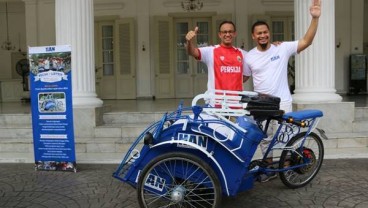 Pemprov DKI Pertimbangkan Regulasi Becak Listrik